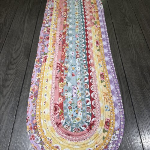 Floral Poppy Fabric Table Runner 2