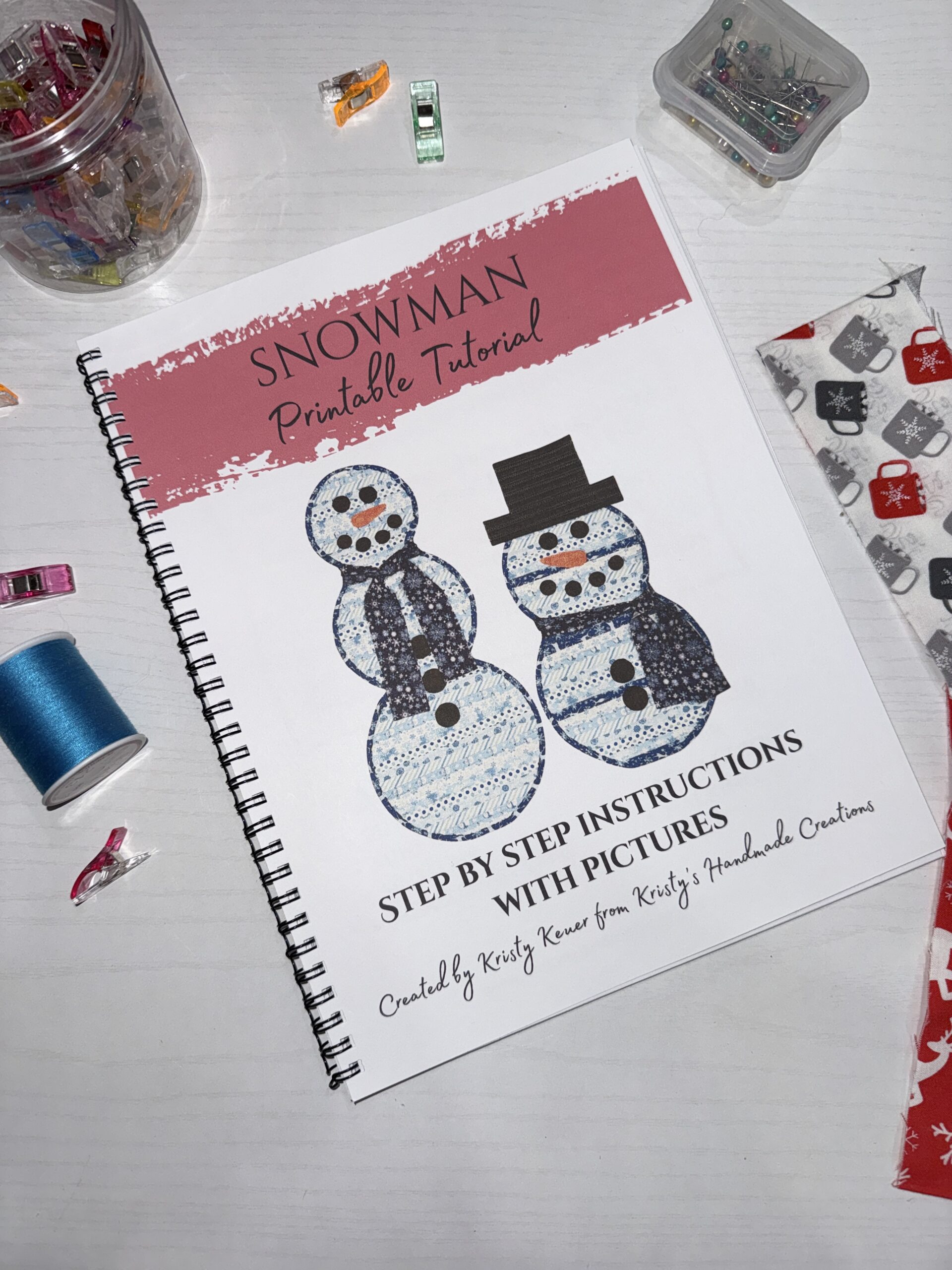 Snowman Door Hanger Printable Tutorial Mailed To You