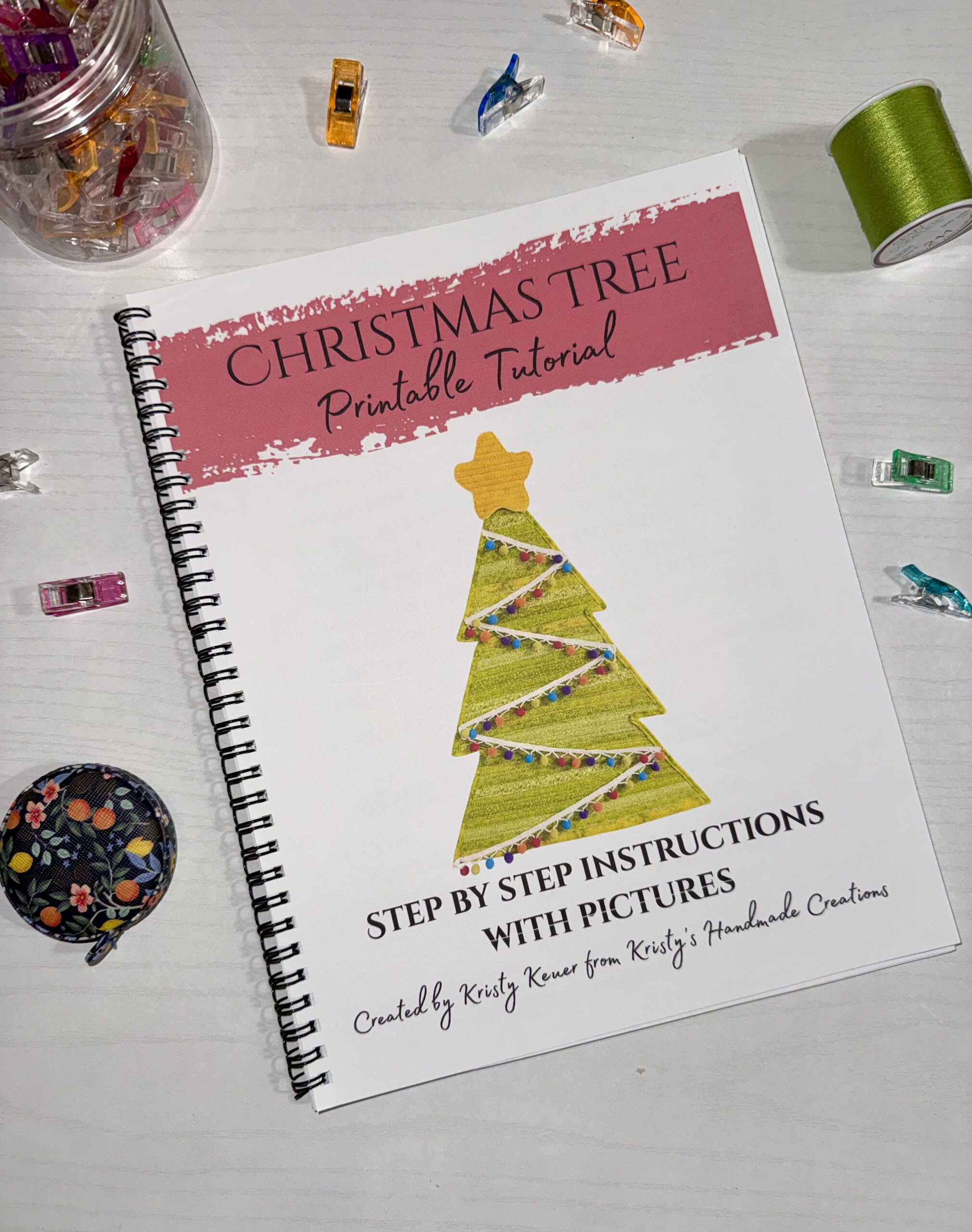 Christmas Tree Door Hanger Printable Tutorial Mailed To You