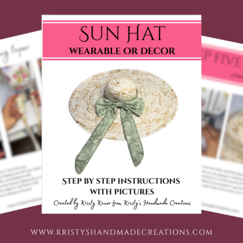 Sun Hat - Wearable or Decor Printable Tutorial