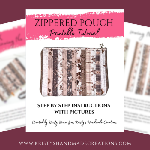 Zippered Pouch Printable Tutorial