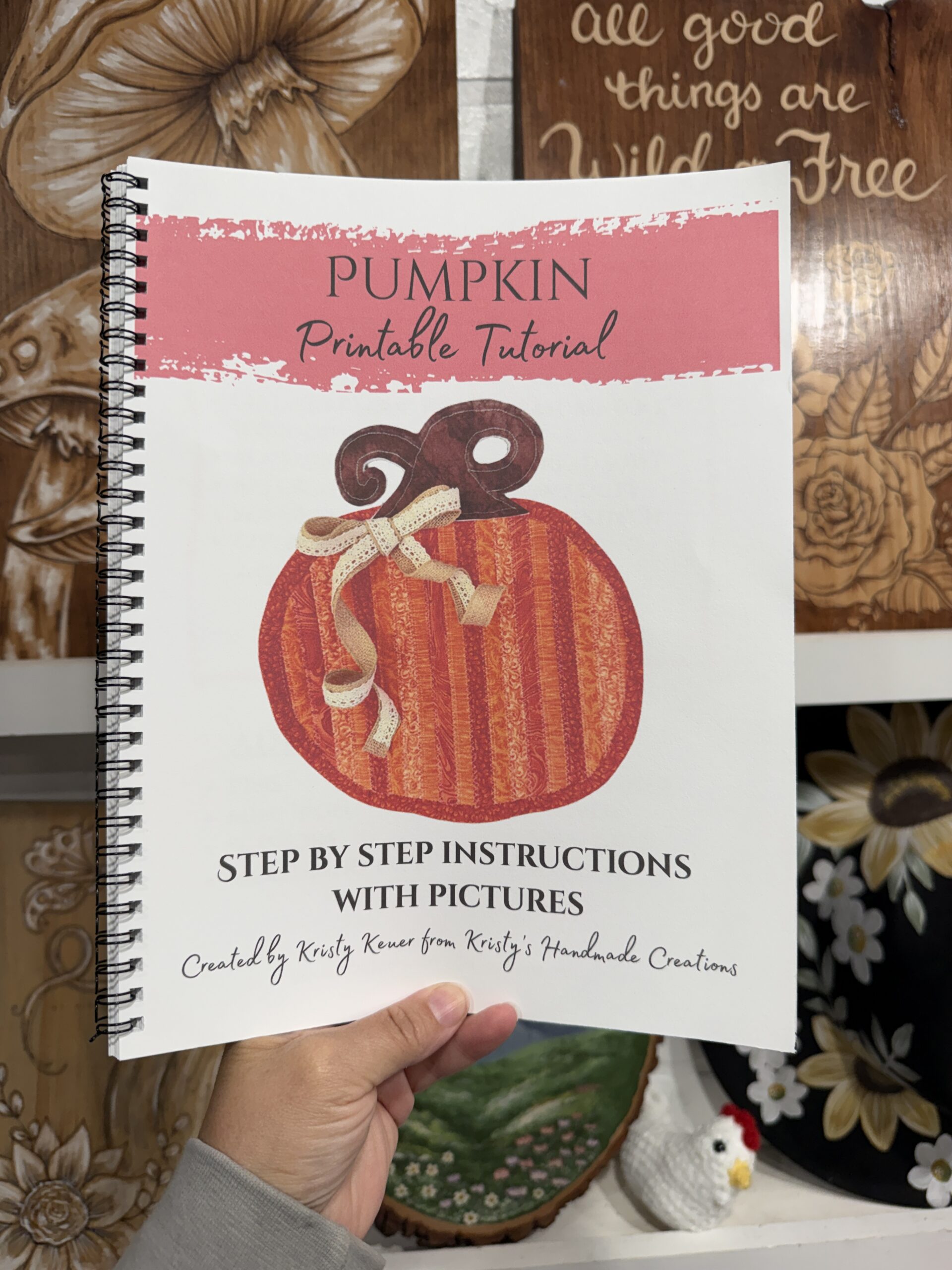 Pumpkin Printable Tutorial Mailed To You - Image 6