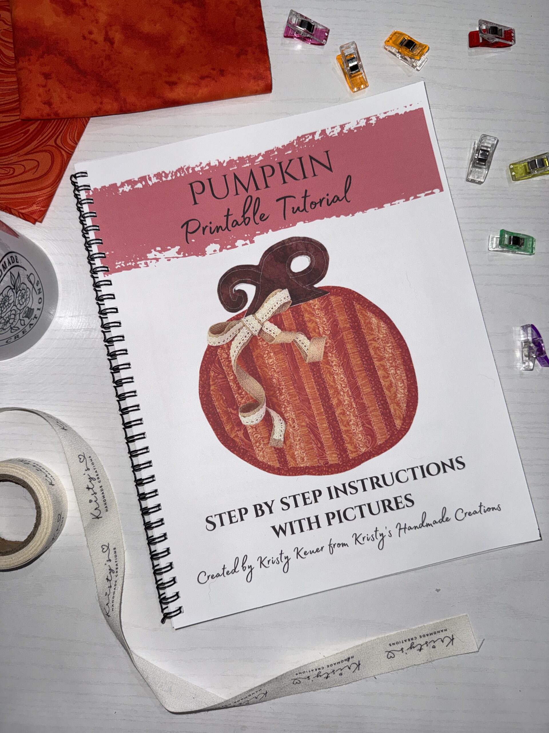 Pumpkin Printable Tutorial Mailed To You