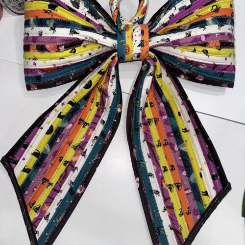 Halloween Giant Fabric Bow