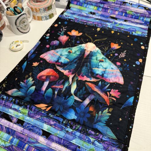 Moth Quilted Rectangle Rug