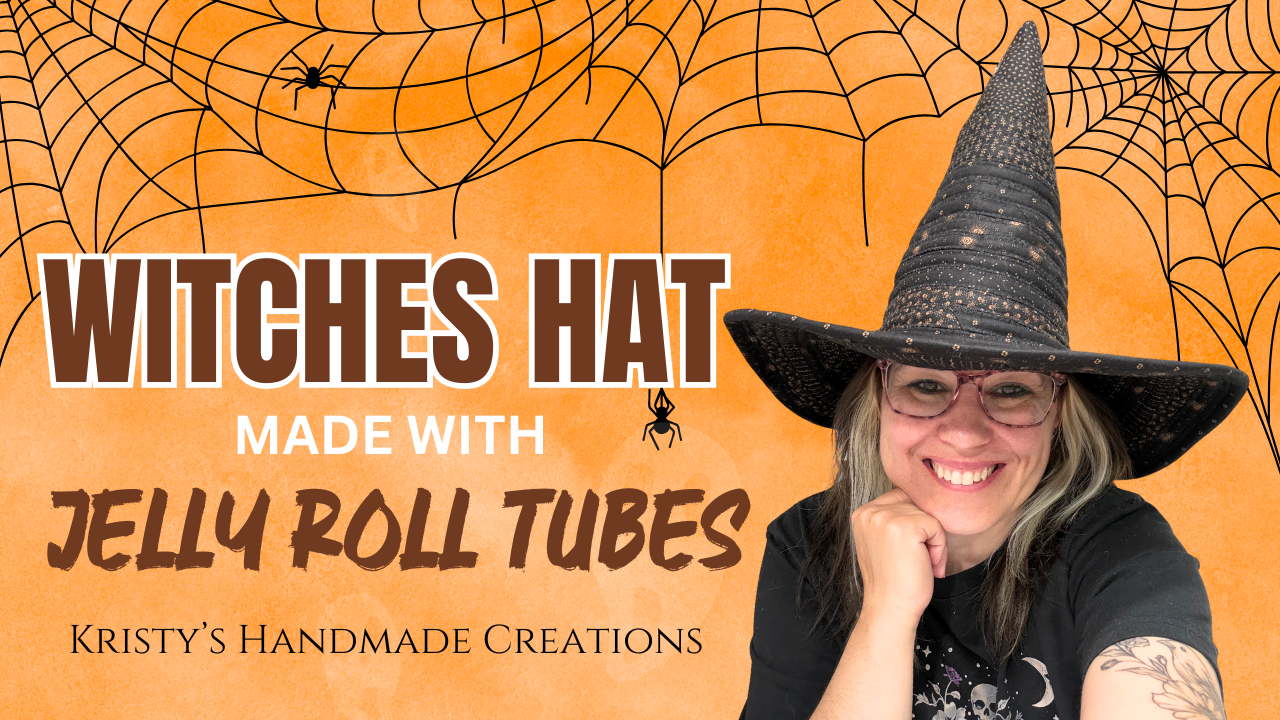 Making a Witches Hat Using Jelly Roll Tubes
