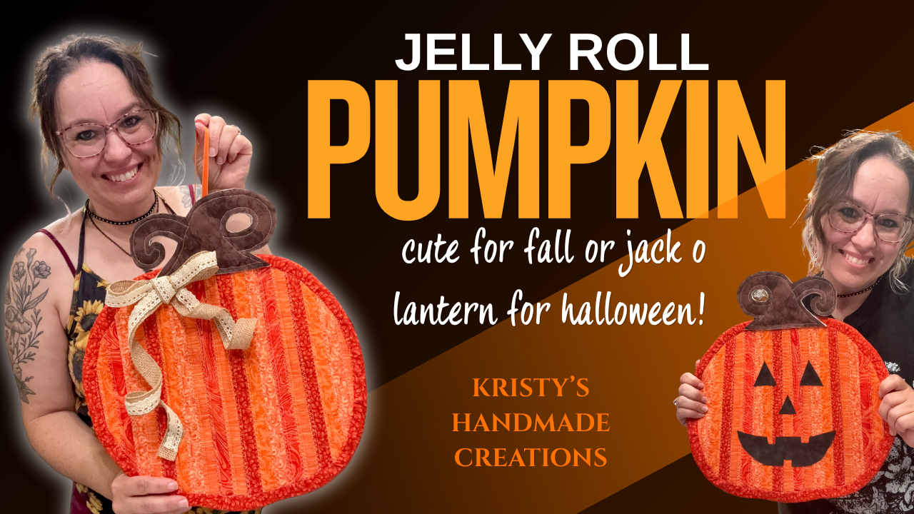 Jelly Roll Pumpkin – Cute Fall Decor or Fun Jack-O-Lantern Look!